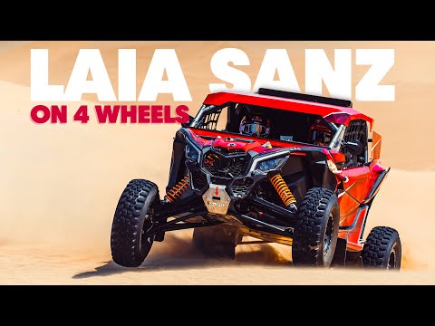 Laia Sanz Trades 2 Wheels For 4 at the Dubai International Baja