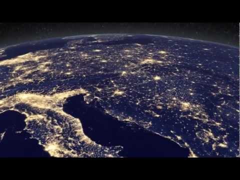 Elektrische Welt: Die Erde bei Nacht