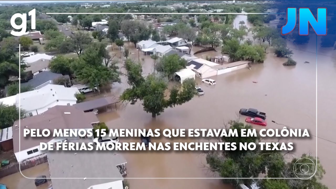 Enchentes no Texas deixam 47 mortos entre eles meninas que estavam em colônia de férias