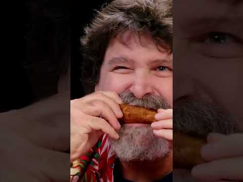 Mick Foley's reaction to every wing on Hot Ones 🔥😭