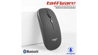 Pratinjau video produk Taffware Mouse Bluetooth 5.0 & Wireless 2.4G Rechargeable - M8120G