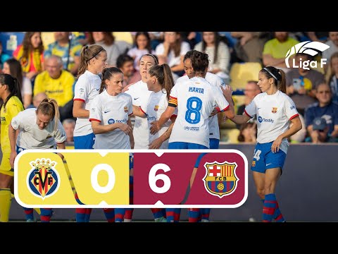 Resumen Villarreal CF vs FC Barcelona | Jornada 8 | Liga F