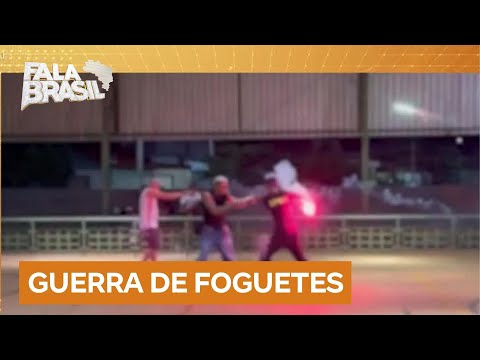 Brincadeira perigosa: guerra de foguetes em escola de Goiás gera polêmica