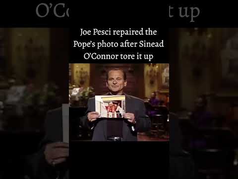 Joe Pesci repaired the Pope’s photo after Sinead O’Connor tore <strong>it</strong> up on Saturday Night <strong>Live</strong> ￼
