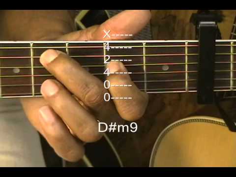 Guitar Chord Tutorial #30 Capo Fret2 Cool Acoustic Chords F#m11 D#m9 ...