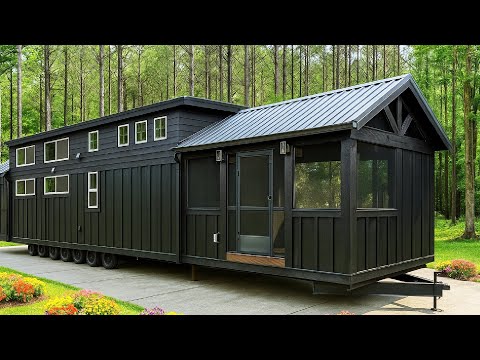 Stunning Tiny Home: Spacious Living, Stylish Design