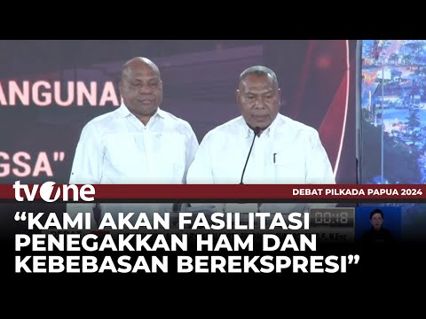 Kebijakan Paslon 02 soal Penegakkan HAM & Kebebasan Berekspresi | Debat Pilkada tvOne