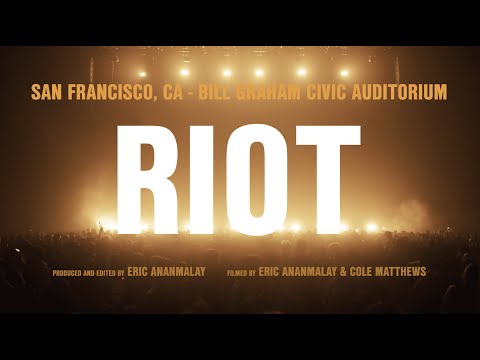 RIOT LIVE SET @ BILL GRAHAM AUDITORIUM