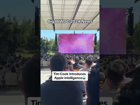 Tim Cook Introduces AI (Apple Intelligence) at WWDC 2024