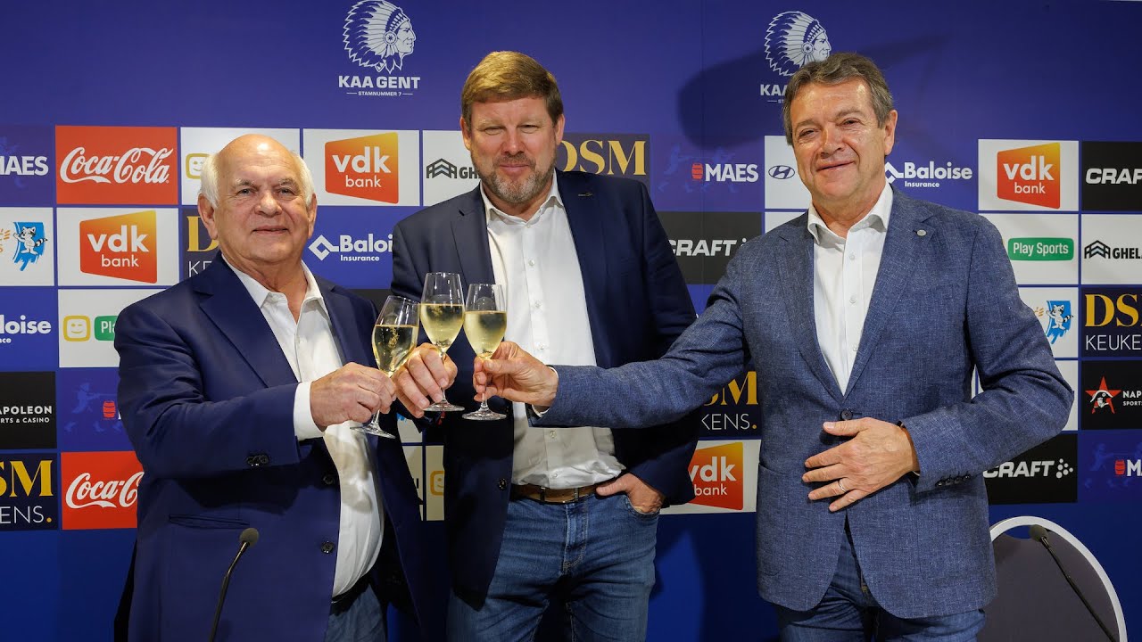 Persconferentie contractverlenging Hein Vanhaezebrouck