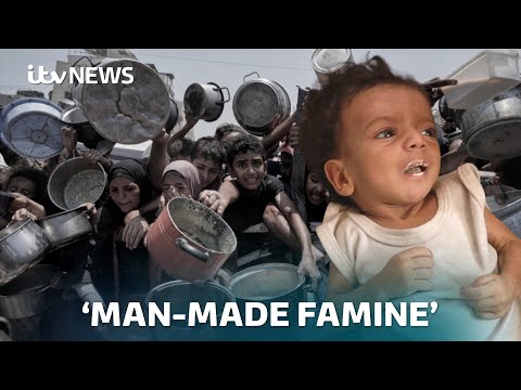 'Man-made' famine confirmed in Gaza City by UN-backed body | ITV News