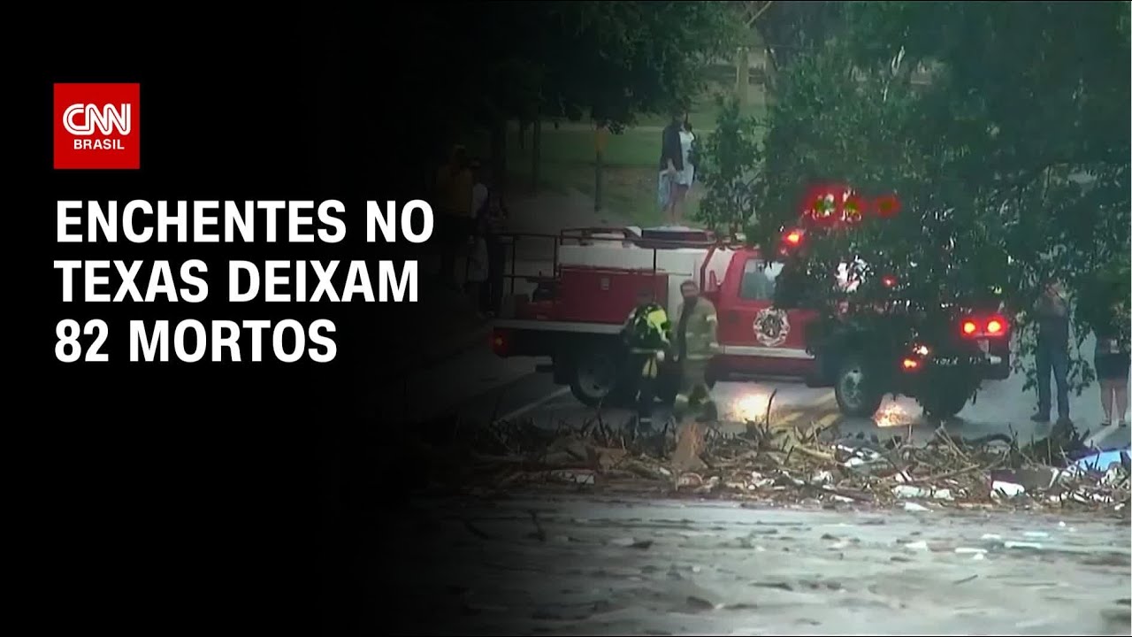 Sobe para 82 o número de mortos nas enchentes do Texas | LIVE CNN