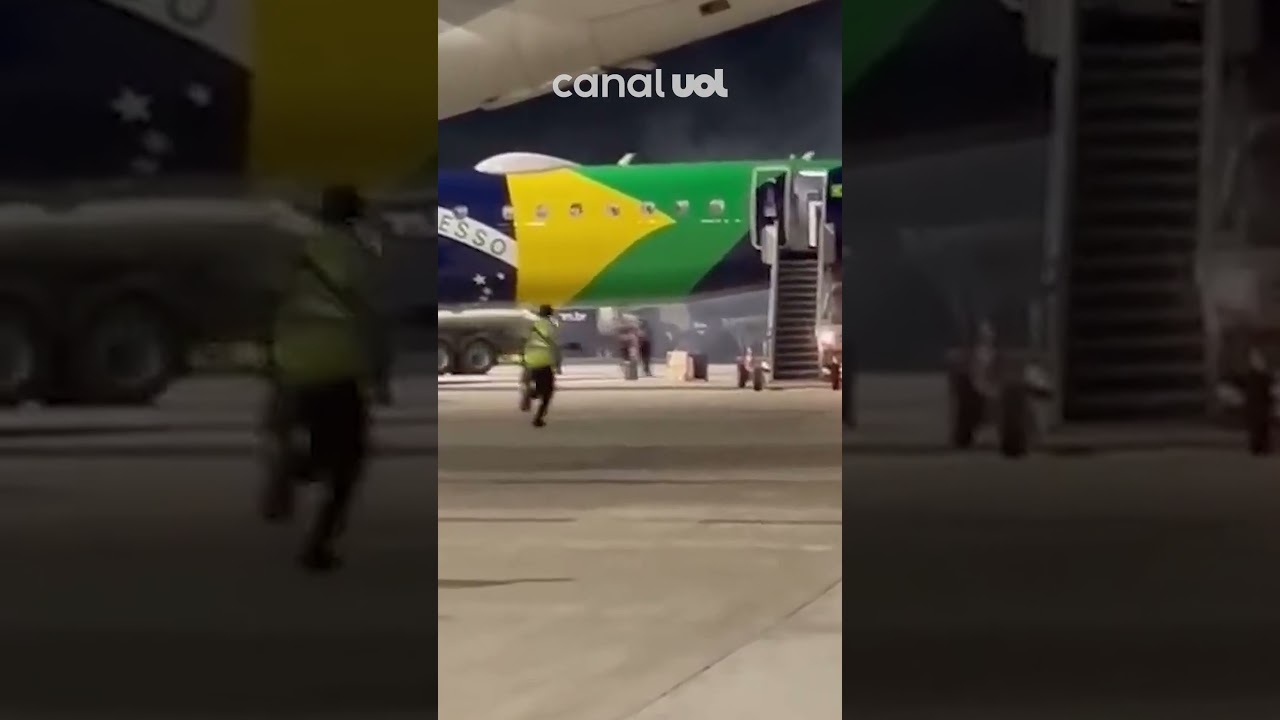 Caminhão pega fogo na pista do Aeroporto de Viracopos, em São Paulo; veja o vídeo