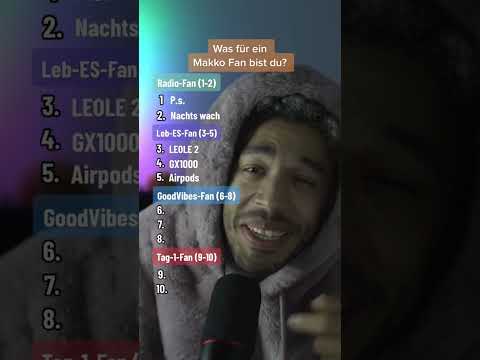 Was für ein Makko Fan bist du?