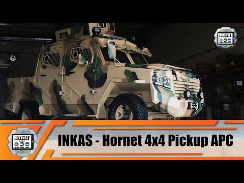 INKAS Hornet 4x4 Pickup design APC Armored Personnel Technical Review Carrier United Arab Emirates
