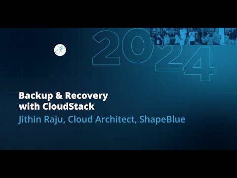 Backup & Recovery in CloudStack | Jithin Raju