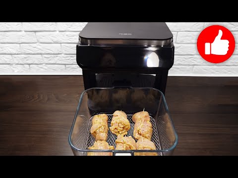 Как в ресторане! Вкусный ужин за минуты. Как приготовить куриные рулетики в аэрогриле Red G500