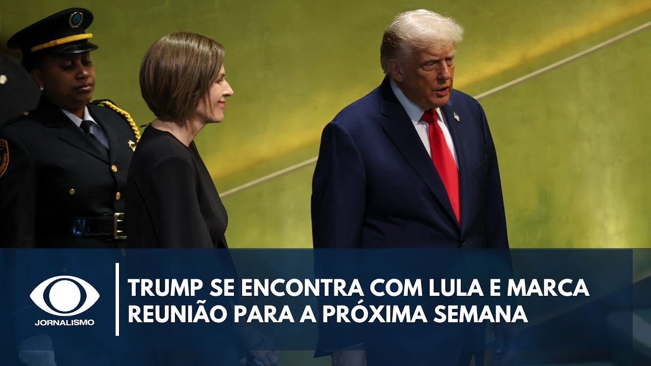 Trump se encontra com Lula e marca reunião para a próxima semana