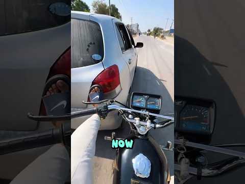 This Man Moving Car With Feet 🐾