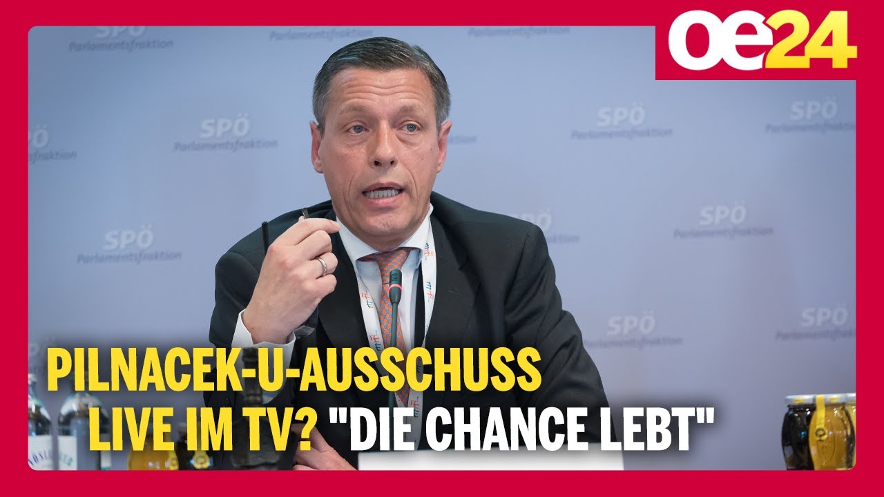 Pilnacek-U-Ausschuss Live im TV? - "Die Chance lebt!"