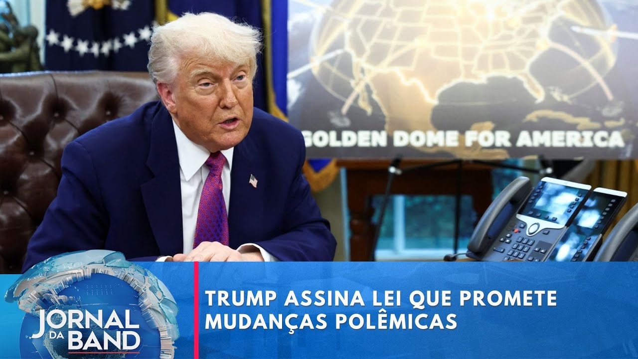 Trump assina lei que promete mudanças polêmicas no orçamento | Jornal da Band