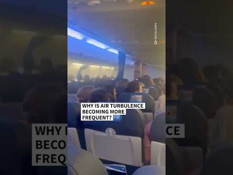 Why is air turbulence becoming more frequent? | AFP #shorts