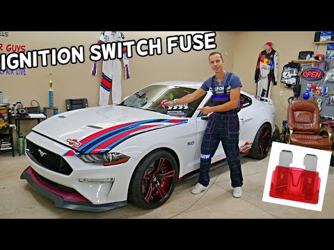 FORD MUSTANG IGNITION SWITCH FUSE LOCATION REPLACEMENT 2015 2016 2017 2018 2019 2020 2021 2022 2023