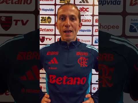 "CADA DIA QUE EU PASSO NO CLUBE É ESPECIAL", SE DECLAROU O PROFESSOR FILIPE LUÍS. MUITO FLAMENGO.❤️🖤