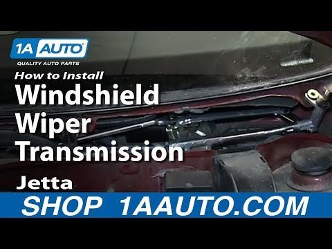 VW BORA A4 (MKIV) - Windshield Wiper Transmission Removal