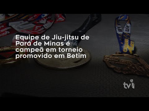 Vídeo: Equipe de Jiu-jitsu de Pará de Minas é campeã em torneio promovido em Betim
