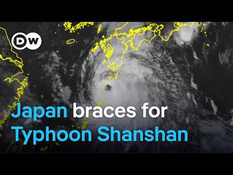 Japan issues emergency warning as 'extremely strong' Typhoon Shanshan approaches | DW News