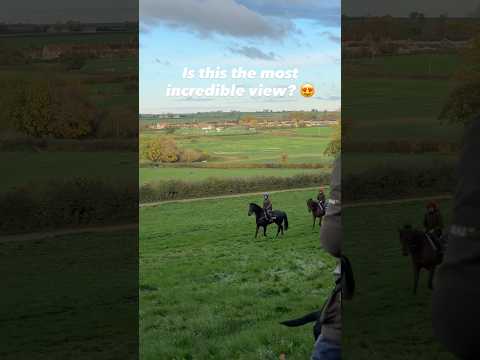 The view from Joe Tizzard’s gallops is breathtaking 🙌🏼 #horse #racehorse