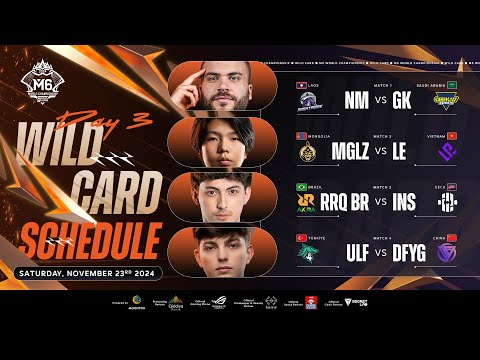 ? LIVE | M6 Wild Card Group Stage | DAY 3