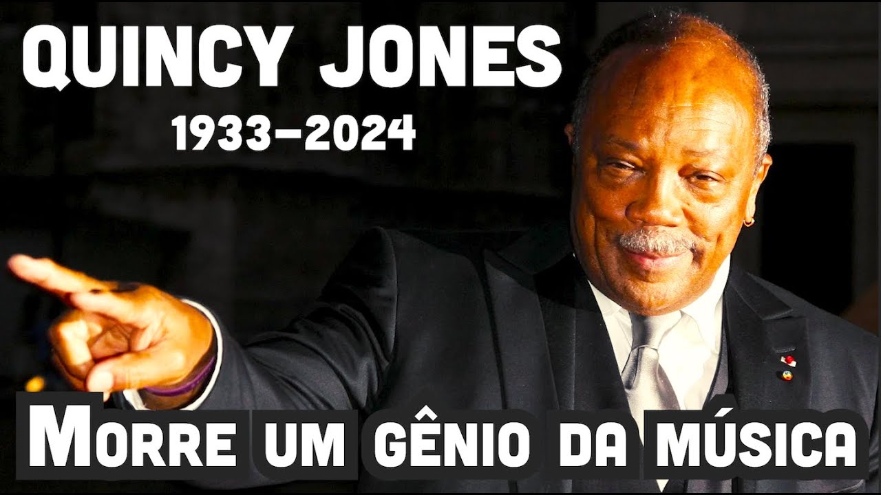 QUINCY JONES (1933-2024) ⭐️ MORRE um GÊNIO da MÚSICA ⭐️