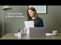 Fellowes Powershred LX25 Cross-Cut Shredder White 100110063 Fellowes Powershred LX25 Cross-Cut Shredder White 100110063
