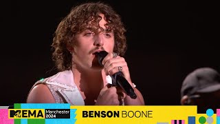 Benson Boone - &quot;Slow It Down&quot; / &quot;Beautiful Things&quot; | 2024 EMAs