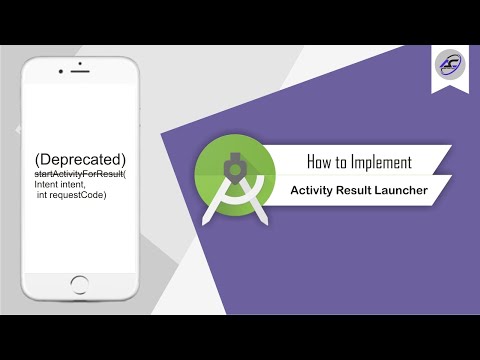 How to Implement Activity Result Launcher in Android Studio | ResultLauncher | Android Coding