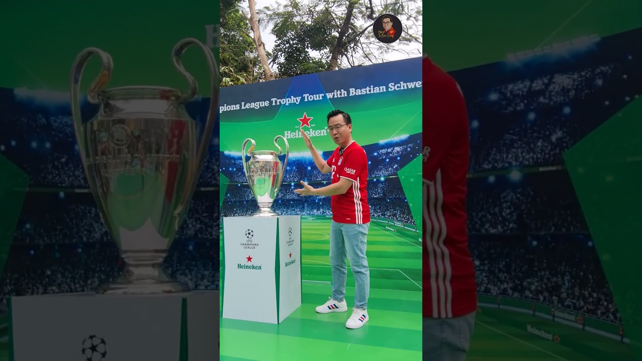 Cùng Biên Cương đi Review chiếc cúp Champions League #blvbiencuong #championsleague