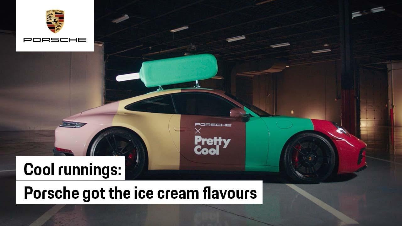 Thrills n’ chills: Porsche colors become Porsche ice cream flavors