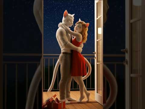 A cat sacrifices his life for his wife#shorts #cat #catshorts #cats#kitten