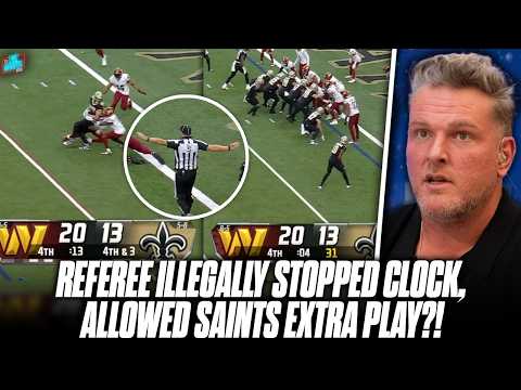 Did The NFL Stop The Clock To Help Saints Attempt To Beat The 