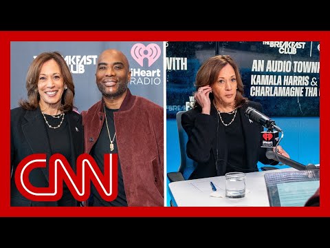 Harris sits down with Charlamagne tha God to court Black male votes