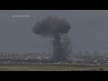 Explosion sends smoke rising over Gaza as war reaches six-month mark  - 00:54 min - News - Video
