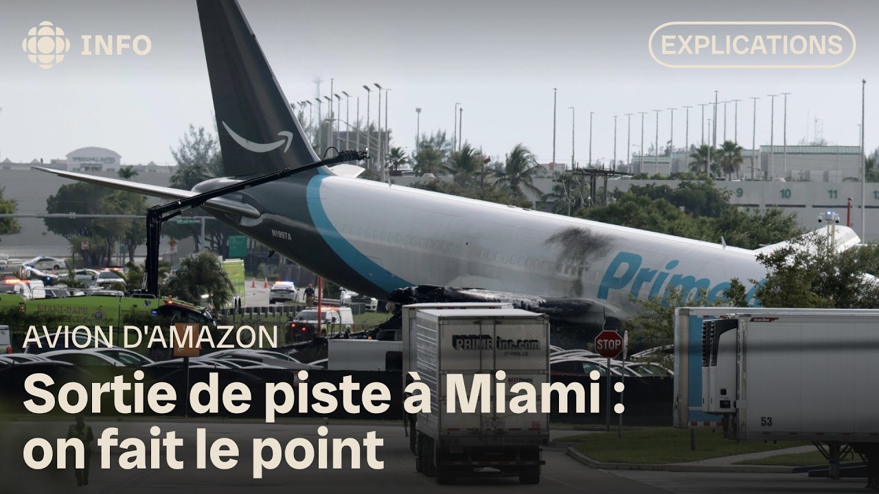 Un avion d’Amazon sort de piste à Miami, causant au moins 5 morts | Première ligne