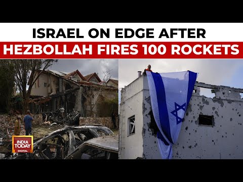 West Asia Crisis Escalates As Hezbollah Fires Over 100 Rockets Into Israel
