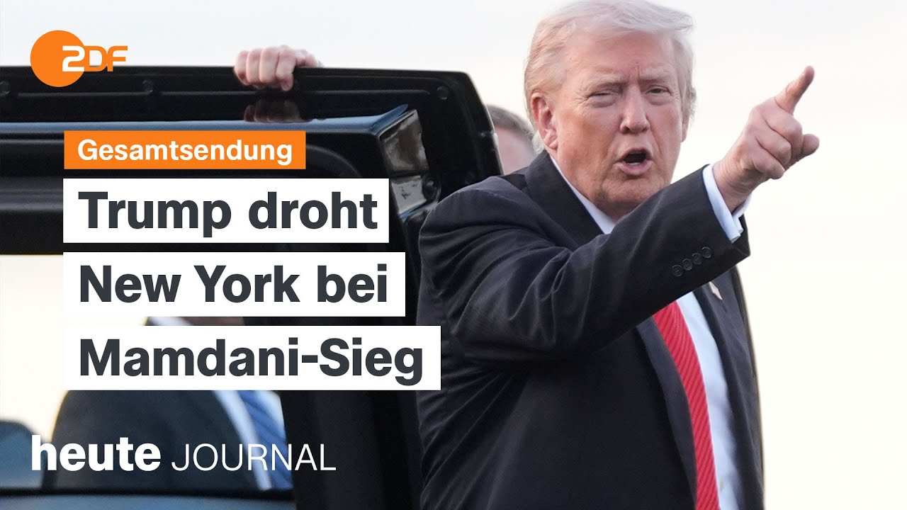 heute journal vom 04.11.25. EU ringt um Klimaziele, Bürgermeisterwahl in NYC, Chinas Importe
