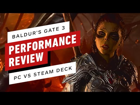 Baldur's Gate 3 Performance Review - PC vs Steam Deck