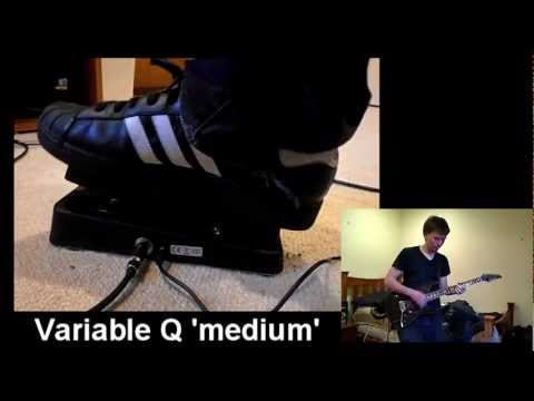 Dunlop Crybaby Model 95Q Wah Pedal Demo