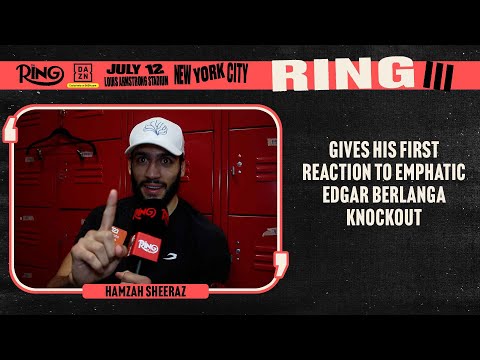 EXCLUSIVE: Hamzah Sheeraz FIRST REACTION To Edgar Berlanga EMPHATIC KO