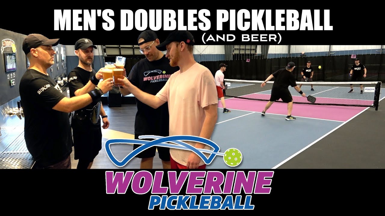 Eddie and Webby Play Men's Doubles Matches at Wolverine Pickleball